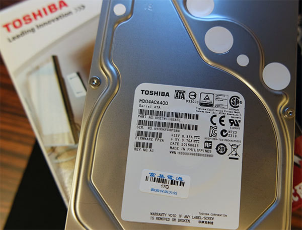 Toshiba MD04ACA400 4Tb