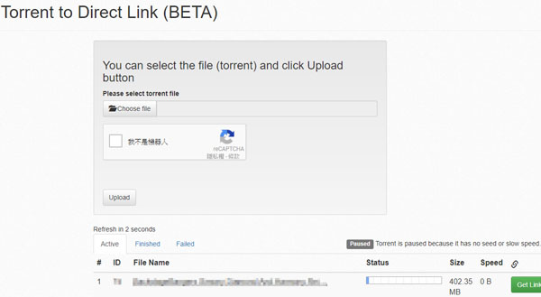 Torrent to Direct Link (BETA)