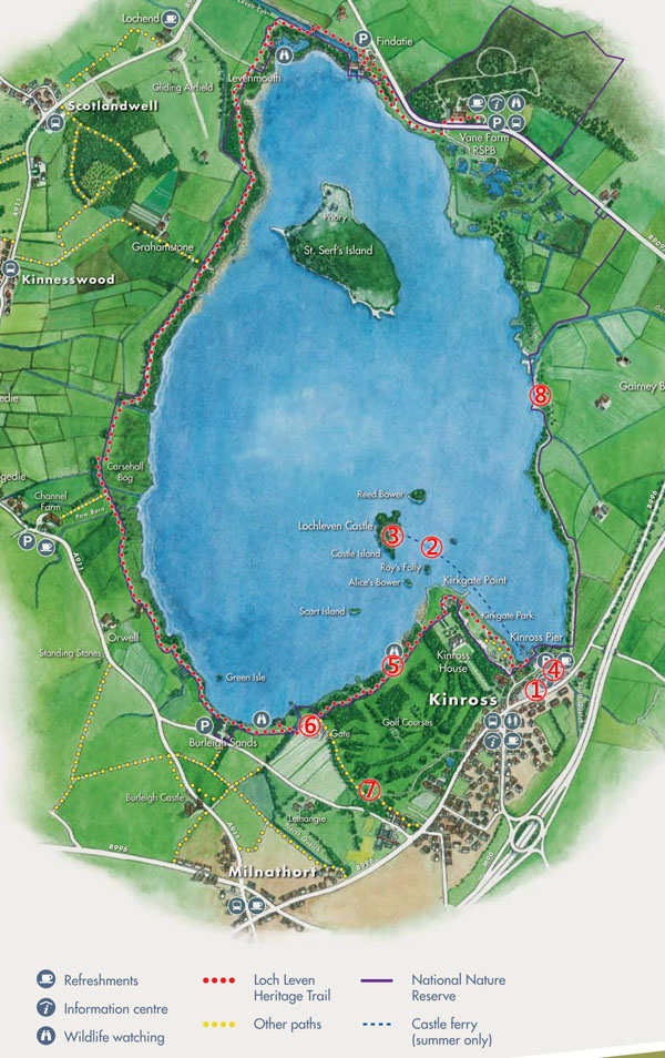 Lochleven Castle, Loch Leven