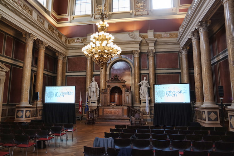 維也納大學, University of Vienna, Main Ceremonial Hall (Grosser Festsaal)