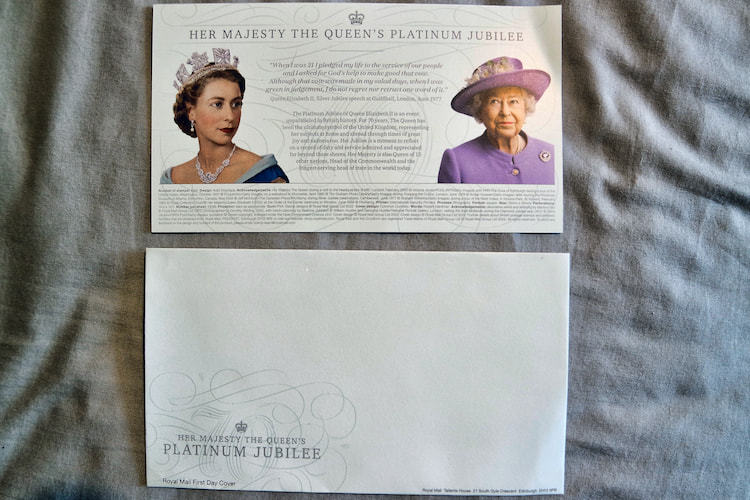 Her Majesty The Queen's Platinum Jubilee Stamp Presentation,伊莉莎白二世登基白金禧紀念郵票