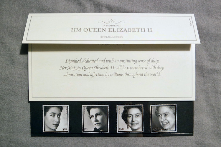 In Memoriam: Her Majesty The Queen(弔念英國女王逝世)郵票