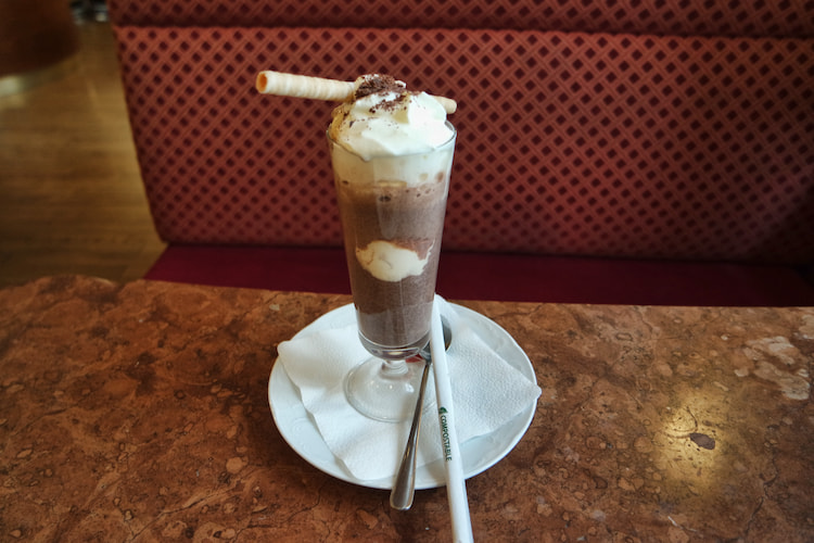 冰巧克力, 莫札特咖啡廳, Café Mozart Salzburg
