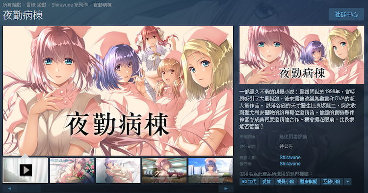 夜勤病棟リメイク, STEAM