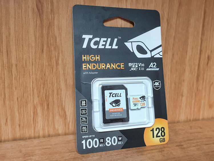 TCELL microSDXC UHS-I(A2)U3 128GB監控專用記憶卡