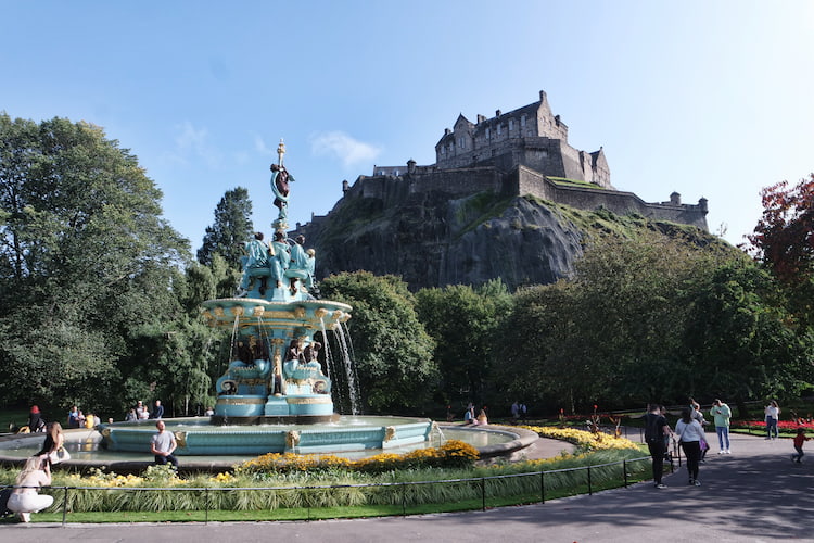 Ross Fountain 愛丁堡城堡 Edinburgh Castle