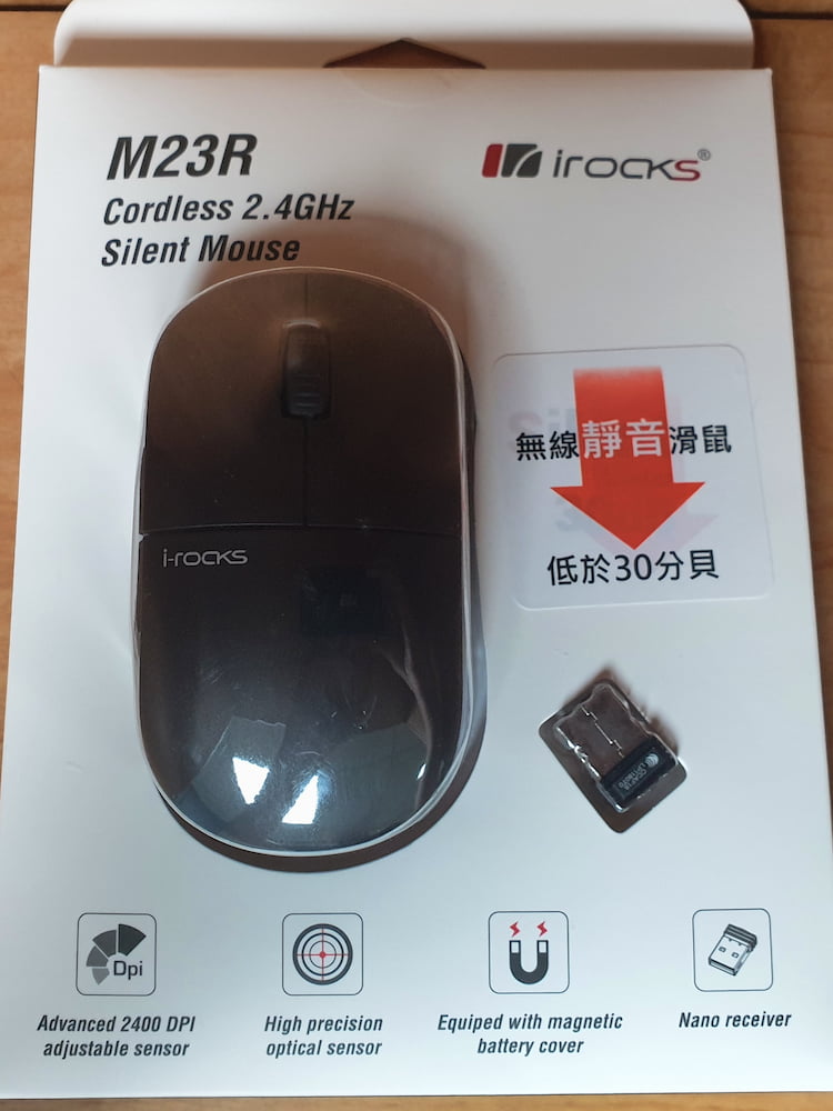 i-Rocks(艾芮克)M23R無線靜音滑鼠