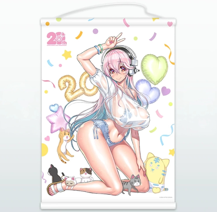 すーぱーそに子 デビュー20周年 タペストリー&アクリルスタンド
