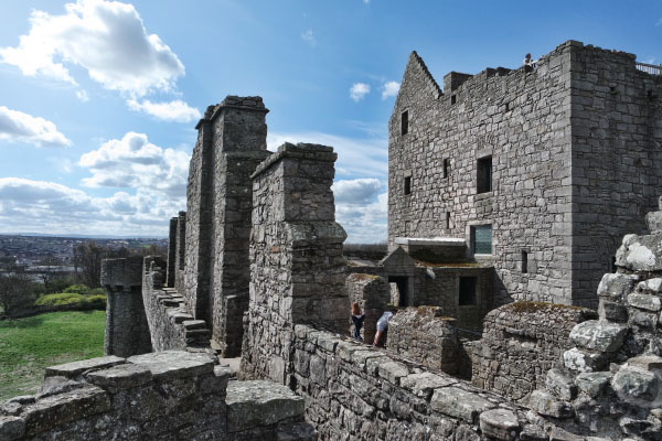 The west range, Craigmillar Castle