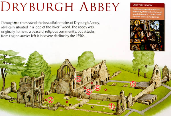 Dryburgh Abbey,德賴堡修道院