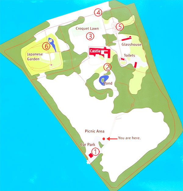 Lauriston Castle Map