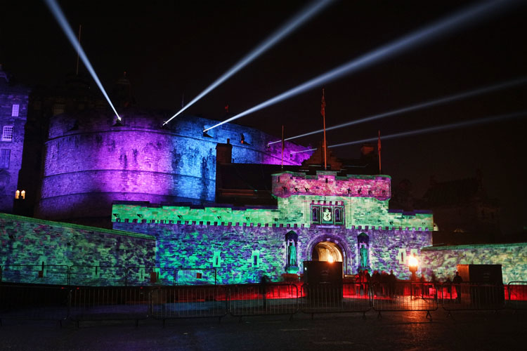 愛丁堡城堡聖誕特別活動「光之城堡(Castle of Light)」參觀心得